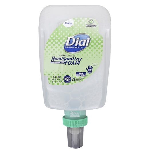 Dial Foam Hand Sanitizer Fit Universal Manual Refill-40.5 fl oz.s-3/Case
