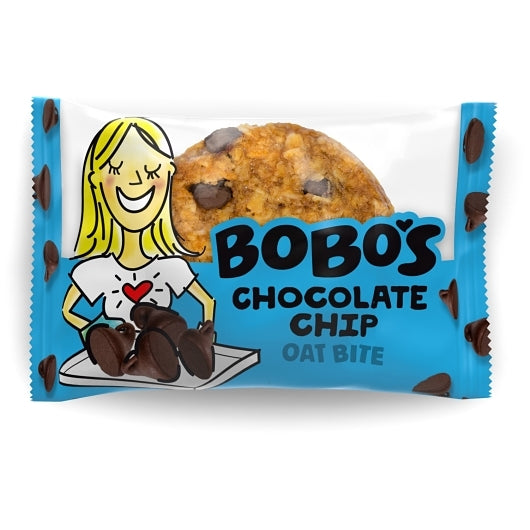 Bobo's Oat Bars Chocolate Chip Bites-1.3 oz.-25/Box-3/Case