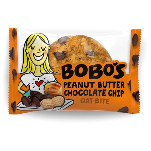 Bobo's Oat Bars Peanut Butter Chocolate Chip-1.3 oz.-25/Box-3/Case