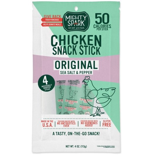 Mighty Spark Food Co Chicken Snack Stick-4 oz.-8/Case