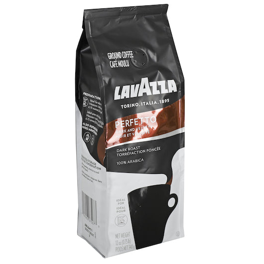 Lavazza Coffee Ground Perfetto-12 oz.-6/Case