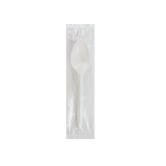 The Safety Zone Medium Weight Polypropylene Tea Spoon White-1 Each-1000/Box-1/Case