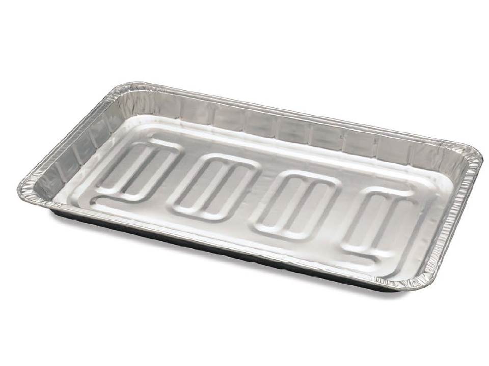 D & W Fine Pack Half Steamtable Medium Aluminum Pan-100 Each-100/Box-1/Case