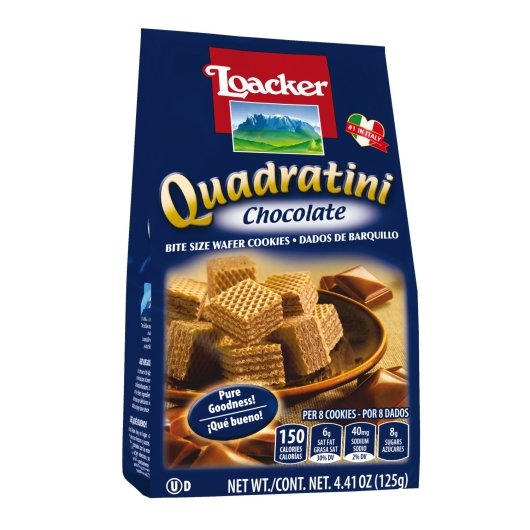 Loacker Quadratini Chocolate-4.41 oz.-6/Case