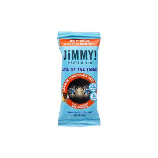 Jimmybar! Eye Of The Tiger Caramel Chocolate Nut-2.13 oz.-12/Box-144/Case