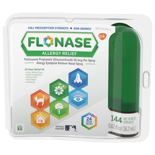 Flonase Allergy Relief-144 Each-3/Box-4/Case