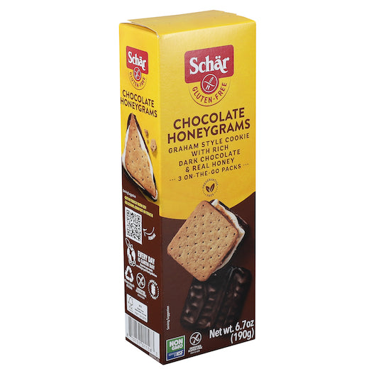 Schar Gluten Free Chocolate Honeygrams-6.7 oz.-6/Case