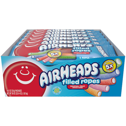 Airheads Rope-2 oz.-18/Box-8/Case