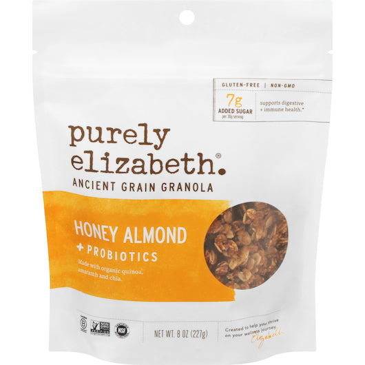 Purely Elizabeth Ancient Grain Granola Honey Almond Probiotic-1 Each-6/Case