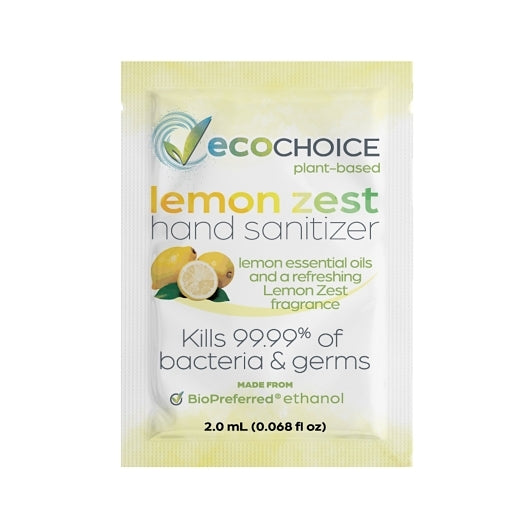 Sterno Lemon Zest Performance Hand Sanitizer-2000 Count-1/Case