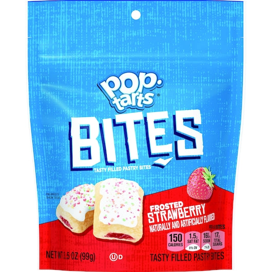 Kellogg's Pop-Tarts Frosted Strawberry Bites-3.5 oz.-6/Case