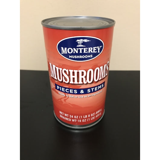Monterey Mushrooms Pieces And Stems-24 Each-12/Case