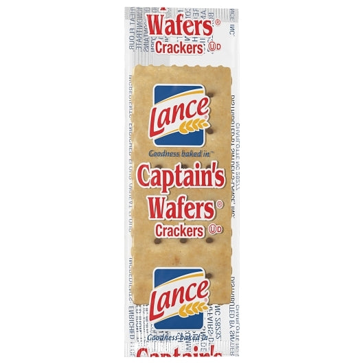 Lance Captain Wafer Crackers-0.22 oz.-1/Box-500/Case