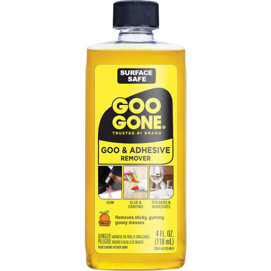 Goo Gone Goo Adhesive Remover-4 fl oz.s-12/Case