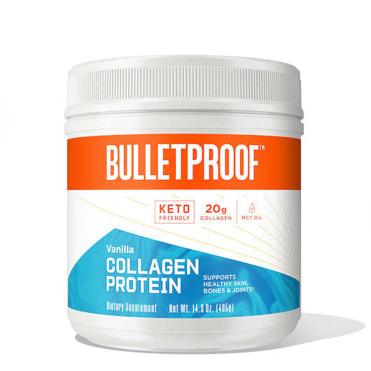 Bulletproof Vanilla Collagen Protein-14.3 oz.-3/Case