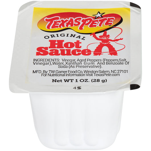 Texas Pete Original Hot Sauce Single Serve-1 oz.-150/Case
