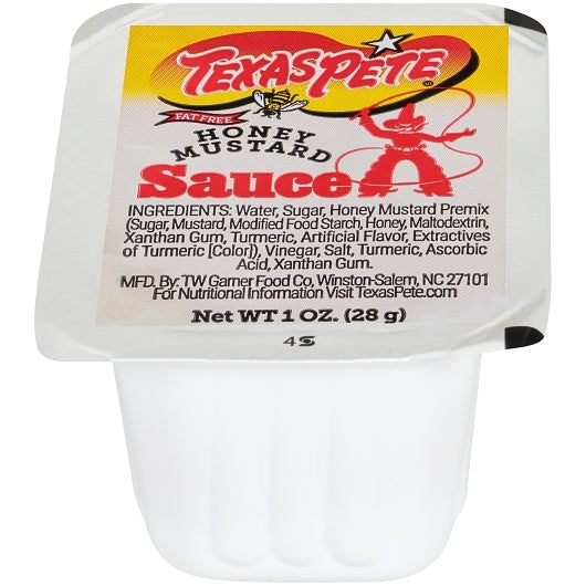 Texas Pete Dipping Cup Honey Mustard Single Serve-1 oz.-150/Case