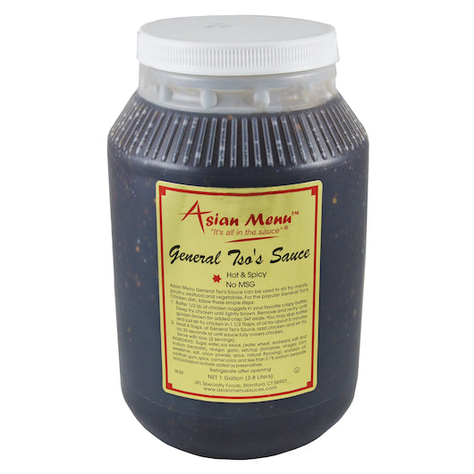 Asian Menu General Tso's Sauce All Natural-1 Gallon-2/Case