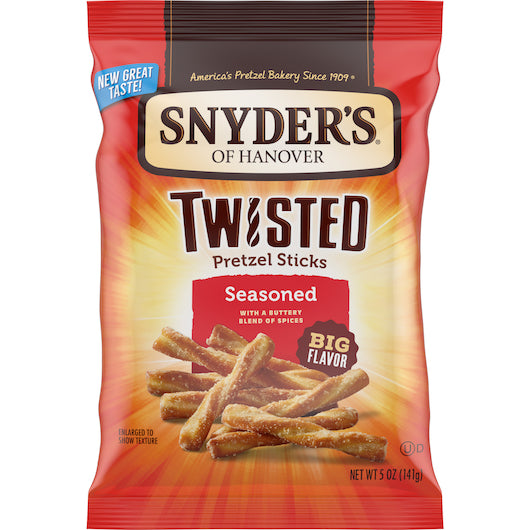 Snyder's Of Hanover Pretzel Seasoned Twist-5 oz.-8/Case MPN ...