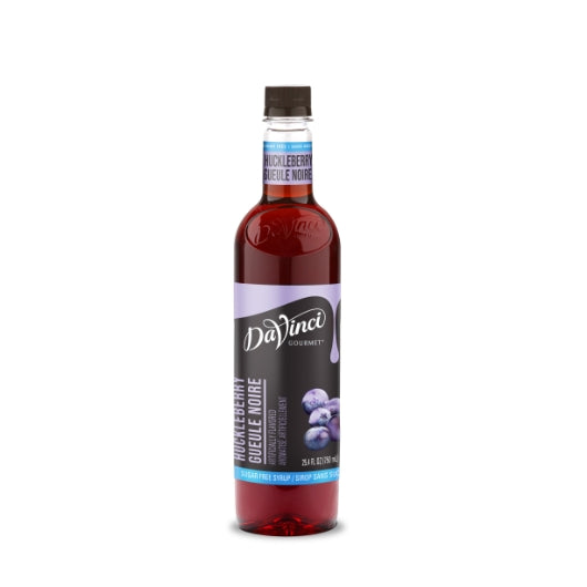 Davinci Gourmet Sugar Free Huckleberry Syrup-750 Milliliter-4/Case