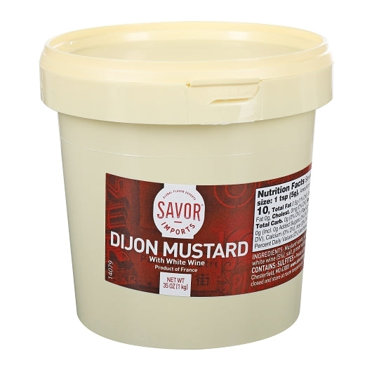 Savor Imports Savor Imports Dijon Mustard With White Wine-2.2 lb.-6/Case