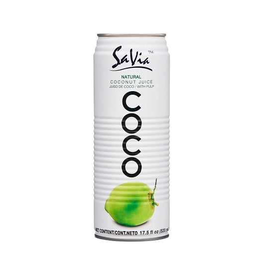 Savia Coconut Water With Pulp Can-17.5 oz.-24/Case