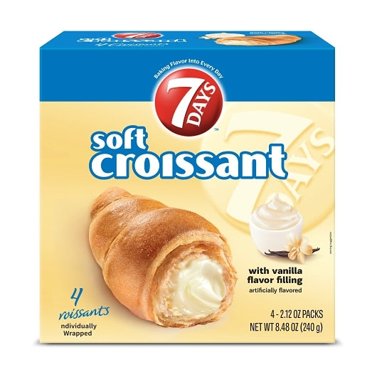7 Days Vanilla Croissant Multipack-8.48 oz.-4/Case