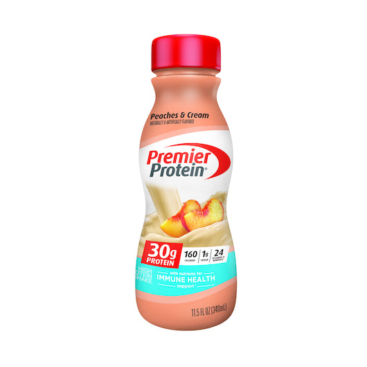 Premier Protein Protein Shake Peaches & Creme-11.5 fl oz.-12/Case