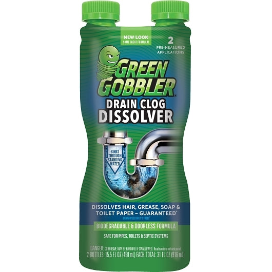 Green Gobbler Drain Glog Dissolver 6/31 Fl Oz.