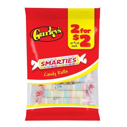 2 For $2 Smarties Candy Rolls-2.5 Each-12/Case
