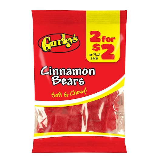 2 For $2 Cinnamon Bears Gummy Bears-4 oz.-12/Case