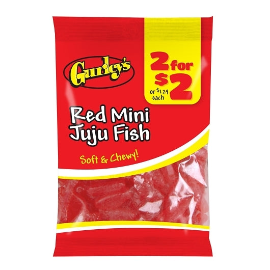 2 For $2 Minis Red Juju Fish-3.5 Each-12/Case