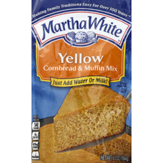 Martha White Yellow Cornbread Mix 12/6.5 Oz.