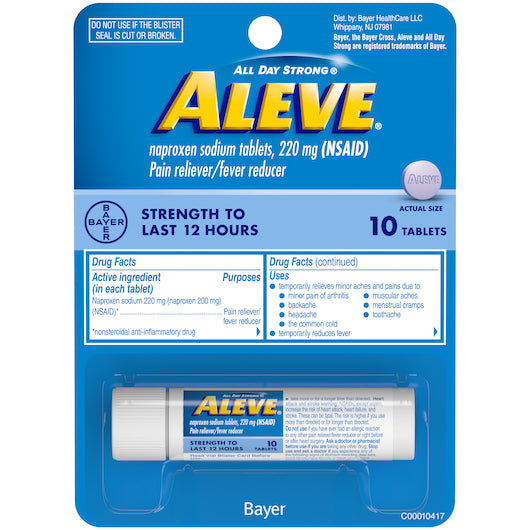 Aleve Tablets-10 Piece-6/Box-6/Case