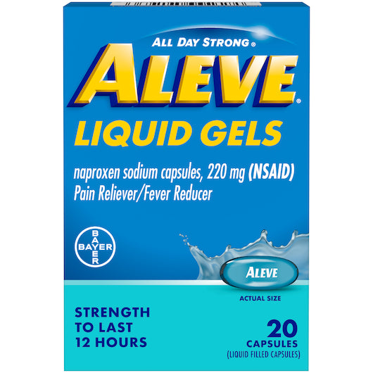 Aleve Liquid Gel-12 Each-1/Box-3/Case