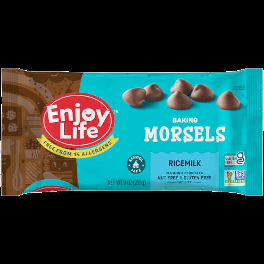 Enjoy Life Baking Ricemilk Chocolate-9 oz.-12/Case