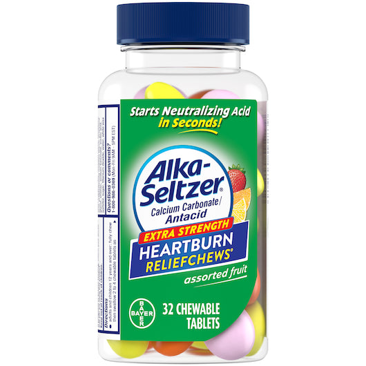 Alka-Seltzer Heartburn Relief Chews-32 Count-3/Box-24/Case