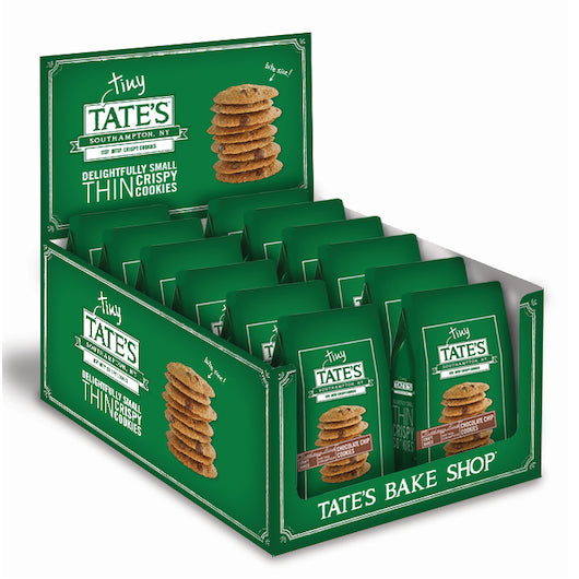 Tate's Bake Shop Tiny Chocolate Chip Cookies-1 oz.-12/Box-2/Case