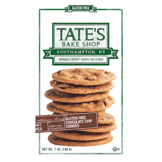 Tate's Bake Shop Gluten Free Chocolate Chip Cookies-7 oz.-6/Case