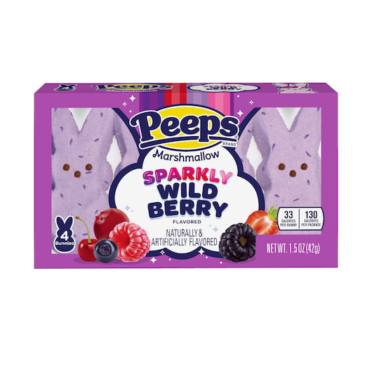 Peeps Bunnies Wildberry-1.5 oz.-24/Case