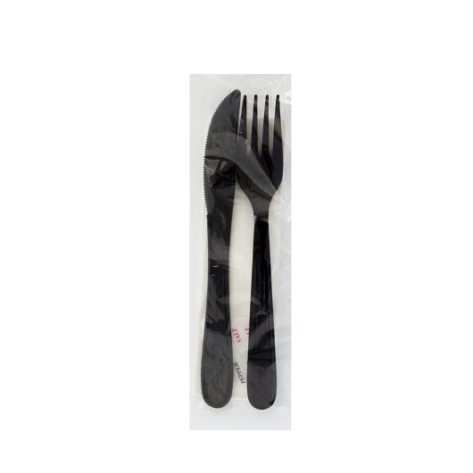 The Safety Zone Heavy Weight Fork Knife Kit With Salt & Pepper-250 Count-1/Case