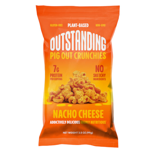 Pigout Crunchies Crunchies Nacho Cheese-3.5 oz.-12/Case