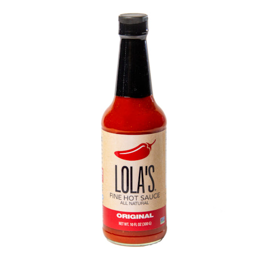 Lola's Fine Hot Sauce Original Hot Sauce Bottle-10 fl oz.-6/Case