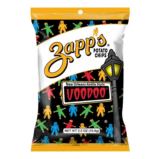 Zapp's Potato Chips Voodoo Kettle Chips-2.5 oz.-10/Case