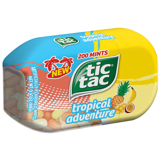 Tic Tac Tropical Adventure-3.4 oz.-8/Box-6/Case