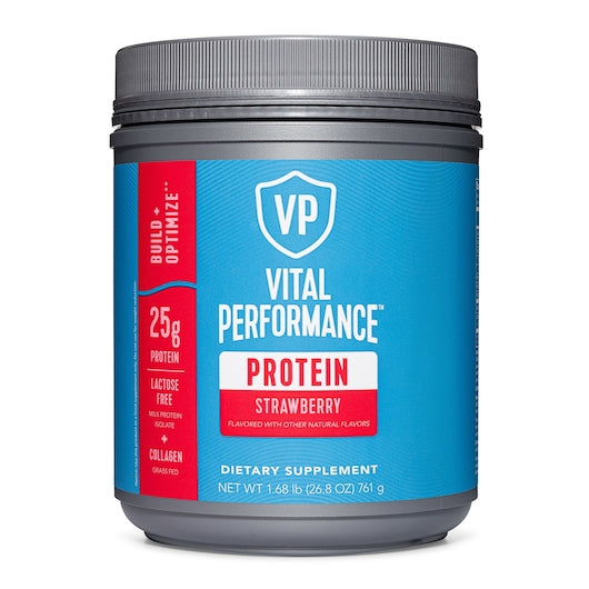 Vital Performance Protein Powder Strawberry-26.8 oz.-4/Case