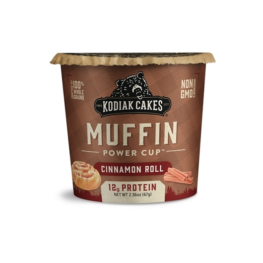 Kodiak Cakes Cinnamon Roll Muffin Cup-2.36 oz.-12/Case