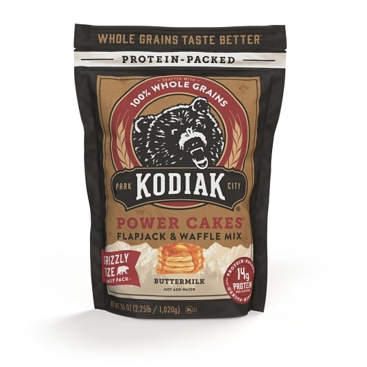 Kodiak Cakes Grizzly Size Buttermilk Power Cakes-36 oz.-6/Case