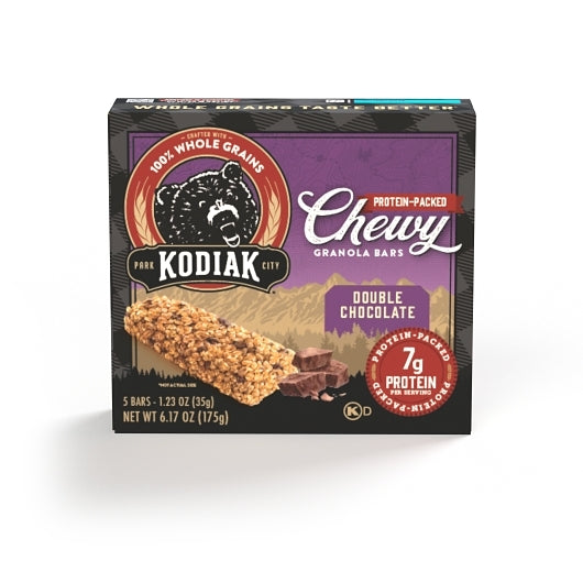 Kodiak Cakes Double Chocolate Chewy Bars-6.17 oz.-12/Case