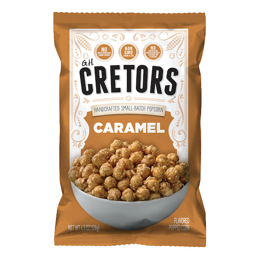 G.H. Cretors Caramel Popcorn-4.5 oz.-6/Case